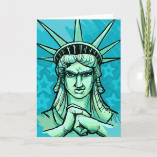 Ready to Punch Something Liberty Card