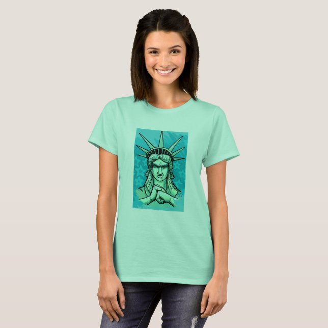 Ready to Punch Something Liberty T-Shirt (Front Full)