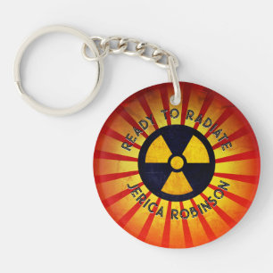 Ready to Radiate Graduation Key Ring