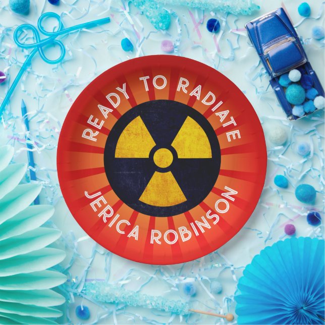 Ready to Radiate Radiography  Paper Plate (Party)