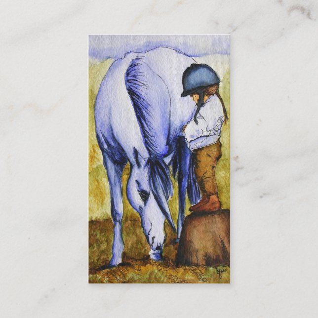 Ready to Ride (Unicorn) Business Cards (Front)