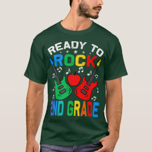 Ready To Rock 2nd Grade Back To School Guitar Prem T-Shirt