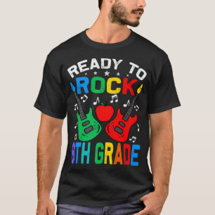 Ready To Rock 8th Grade Back To School Guitar Prem T-Shirt
