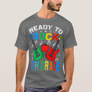 Ready To Rock 9th Grade Back To School Guitar Prem T-Shirt
