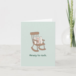 Ready to Rock Baby Shower Card
