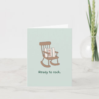 Ready to Rock Baby Shower Card
