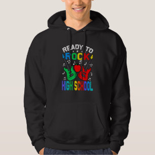 Ready To Rock High School Back To School Guitar Hoodie