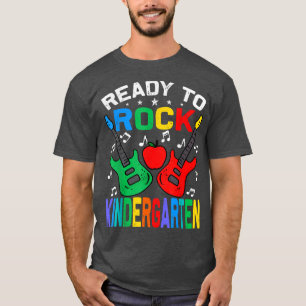 Ready To Rock Kindergarten Back To School Guitar T-Shirt