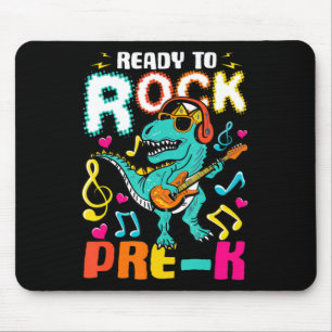 Ready To Rock PreK Dinosaur Back To School Boys Ki Mouse Mat