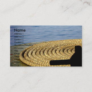 Ready to Sail.../Boat Head Ropes Business Card