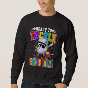 Ready To Tackle 2nd Grade Baseball Dabbing Back To Sweatshirt