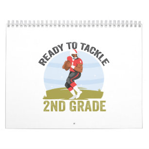 Ready To Tackle 2nd Grade Football Fantasy Rugby Calendar