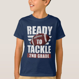 Ready To Tackle 2nd Grade Football First Day T-Shirt