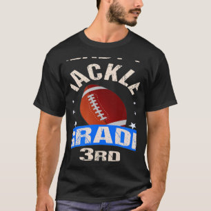 Ready To Tackle 3rd Grade Back To School Football T-Shirt