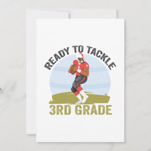 Ready To Tackle 3rd Grade Football Fantasy Rugby  Announcement