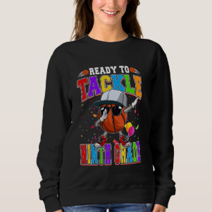 Ready To Tackle 9th Grade Basketball Dabbing Back  Sweatshirt