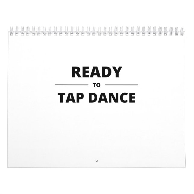 READY TO TAP DANCE CALENDAR (Cover)