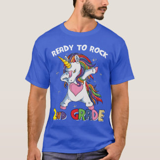 Readyo Rock 2nd Grade Dabbing Unicorn vintage T-Shirt
