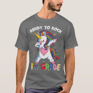 Readyo Rock 8th Grade Dabbing Unicorn gift T-Shirt
