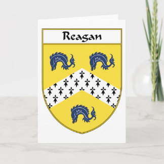 Reagan Coat of Arms/Family Crest Holiday Card