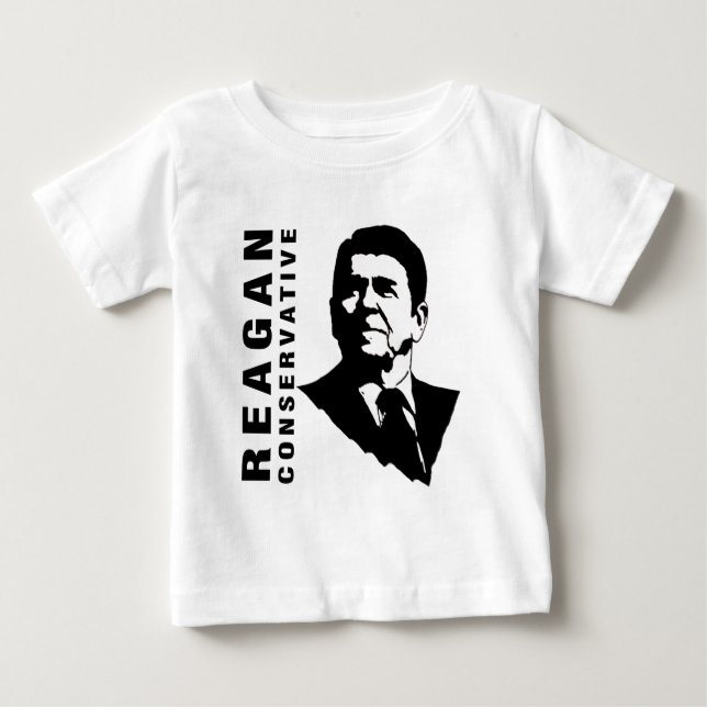 Reagan Conservative Baby T-Shirt (Front)