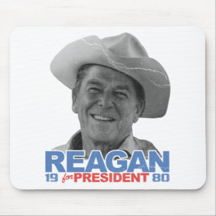 Reagan Cowboy 1980 Mouse Mat