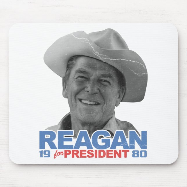 Reagan Cowboy 1980 Mouse Mat (Front)