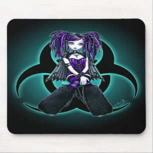 "Reagan" Cybergoth Radioactive Fairy Mousepad