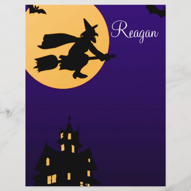 Reagan Halloween Letterhead (Front)
