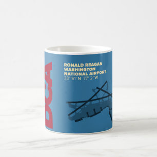 Reagan National Airport (DCA) Diagram Mug