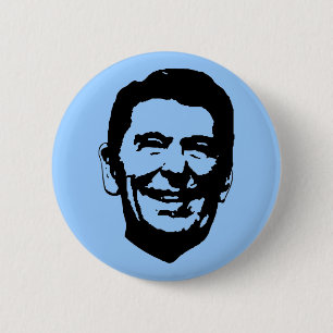 reaganhead 6 cm round badge