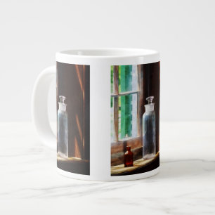 Reagent Bottle and Small Brown Bottle Large Coffee Mug
