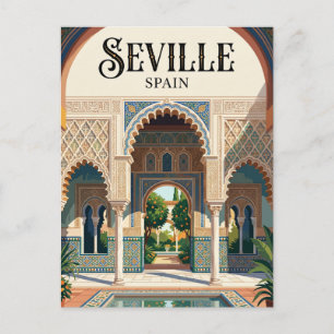 Real Alcázar de Sevilla Spain Postcard
