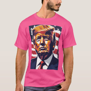 Real American Hero Saves America. Donald Trump. Us T-Shirt