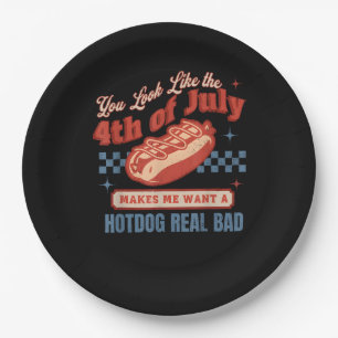 Real Bad - You Look Like The 4th Of July Paper Plate