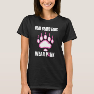 Real Bear Fans Wear Pink T-Shirt