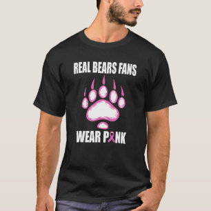 Real Bear Fans Wear Pink T-Shirt