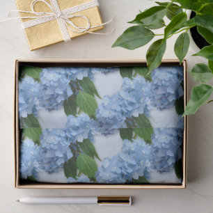 Real Blue Hydrangea Flowers Wedding Tissue Paper