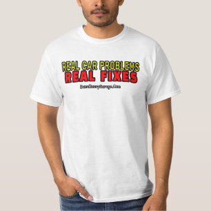 Real Car Problems Real Fixes T Shirt for Car Guys