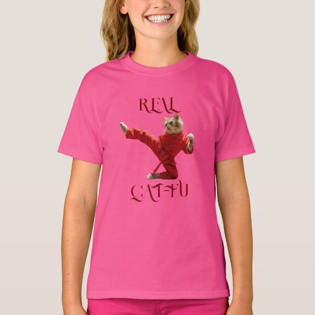 REAL CAT-FU T-Shirt (Front)