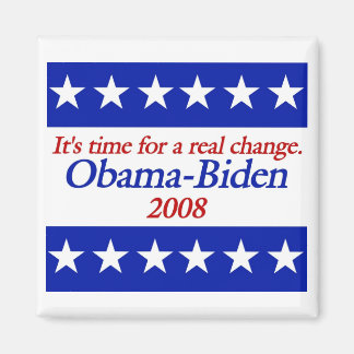 Real Change Obama Biden Magnets