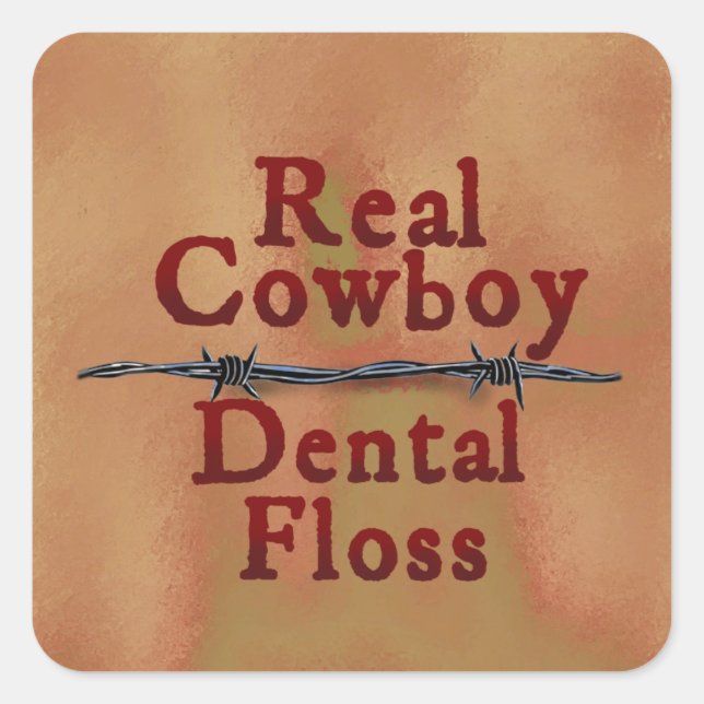 Real Cowboy Sticker (Front)