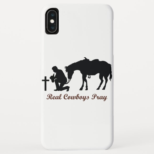 Real Cowboys Pray Case-Mate iPhone Case (Back)