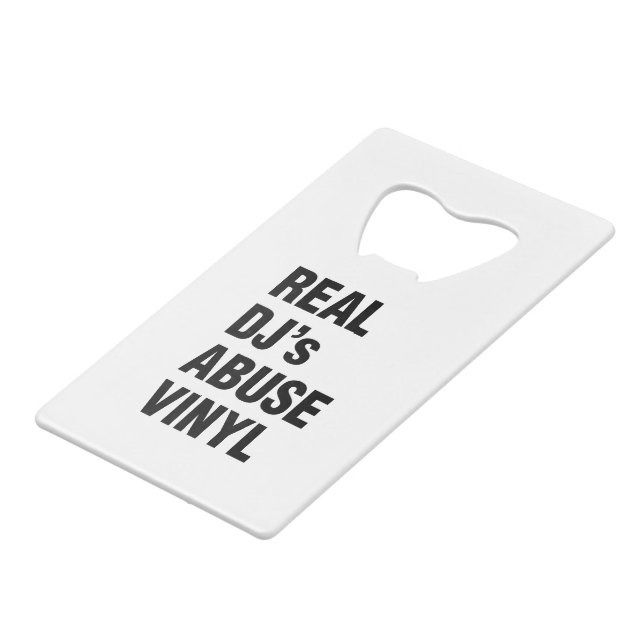 REAL DJ's ABUSE VINYL (Front Angled)