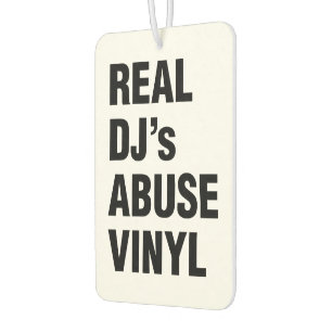 REAL DJ's ABUSE VINYL Car Air Freshener