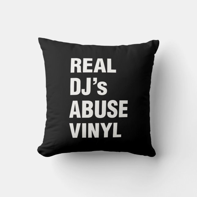 REAL DJ's ABUSE VINYL Cushion (Front)