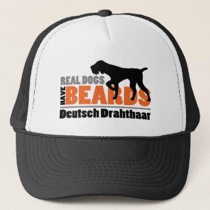 Real Dogs Have Beards - Deutsch Drahthaar Trucker Hat
