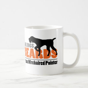 Real Dogs Have Beards - German Wirehaired Pointer Coffee Mug