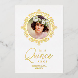 Real Dorado XV Spanish Photo Lace Effect