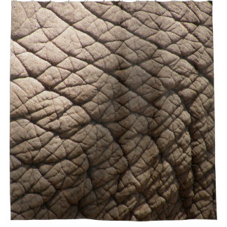 Real Elephant Skin Texture, Wrinkled. Shower Curtain